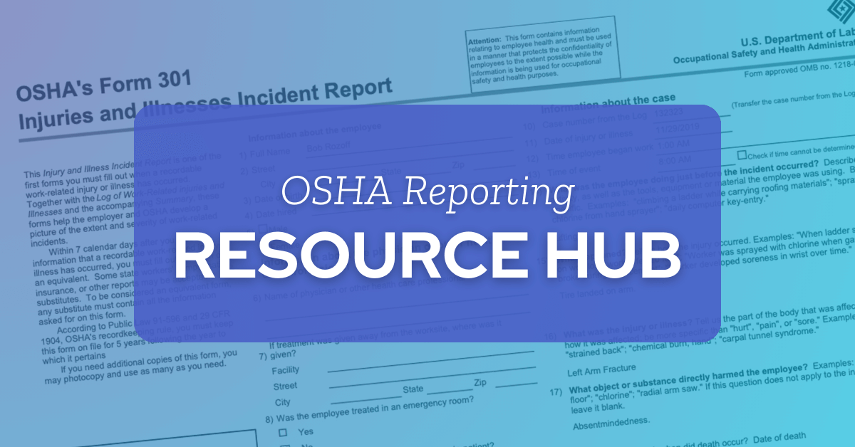 OSHA Reporting Resource Hub - KPA resources