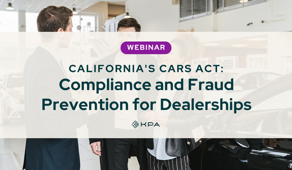 California's CARS Act webinar