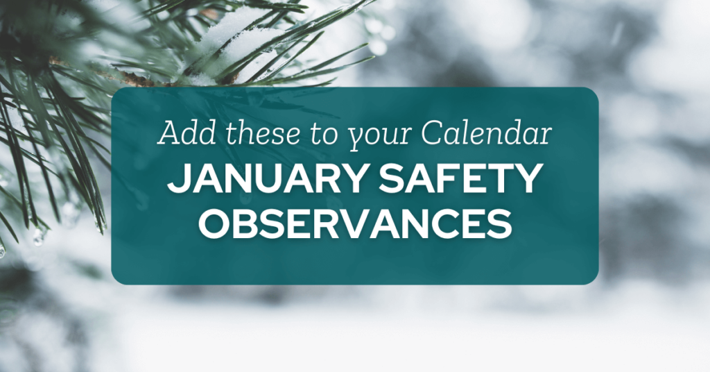 January Safety observances KPA calendar