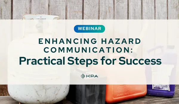enhancing hazard communication practical steps - KPA